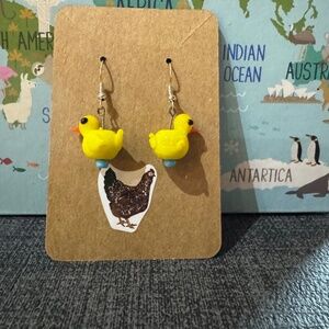 Duck Earrings